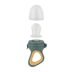 PETITE&MARS Cumlík na kŕmenie Fruzi Green&Ochre 6m+ 1 ks
