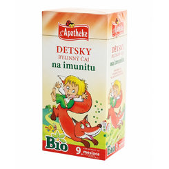 Apotheke Bio Detský Bylinný čaj na imunitu 9 m+ 20 vrecúšok