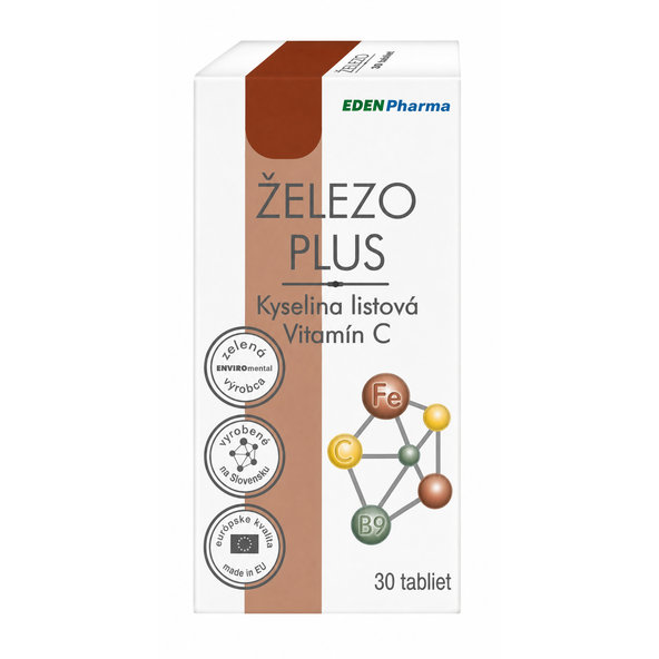 EDENPharma ŽELEZO PLUS 30 tabliet