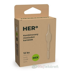 HERBADENT HERO medzizubné kefky mix 12ks