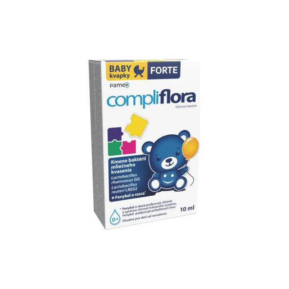 Pamex Compliflora Baby Forte probiotiká kvapky 10 ml
