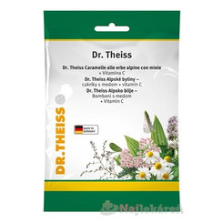 Dr. Theiss Alpské byliny cukríky s medom a vitamínom C 75 g