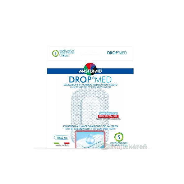 MASTER AID DROP MED RYCHLOOBV.10X6CM 5KS