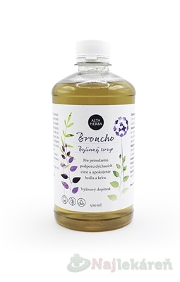 E-shop ALTA HERBA Broncho sirup 500 ml