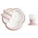 BABYBJÖRN Detský jedálenský set 4 dielny Púdrovo ružový