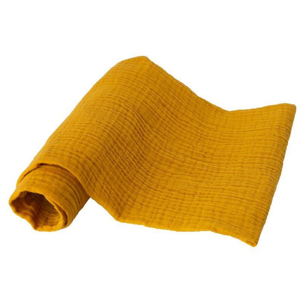 BABYMATEX Plienka bavlnená Muslin 3ks Horčicová 70x80 cm