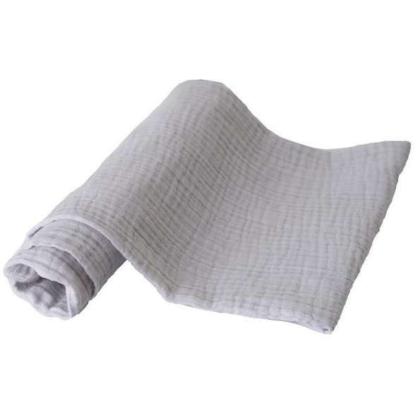 BABYMATEX Plienka bavlnená Muslin 3ks Svetlo Šedá 70x80 cm