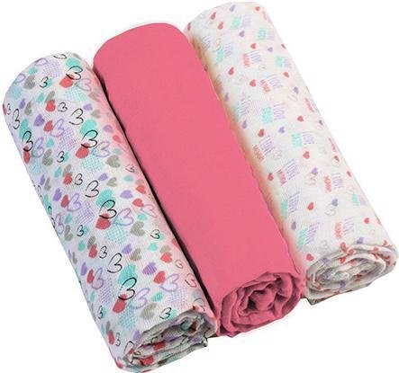 E-shop BABYONO Plienky mušelínové (70x70 cm) - Super soft 3 ks - ružové