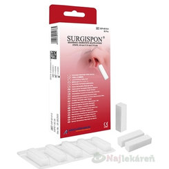 SURGISPON Nasal hemostatická želatínová špongia sterilná 40x10x10mm 5ks