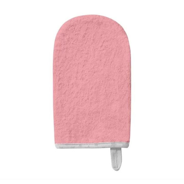 BABYONO Handrička na umývanie froté pink