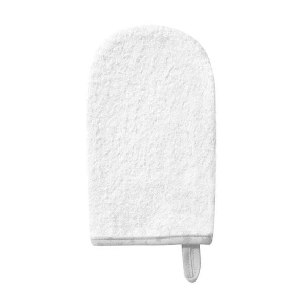 BABYONO Handrička na umývanie froté white