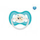 CANPOL BABIES Cumlík silikónový symetrický 6-18m BUNNY & COMPANY - tyrkysová