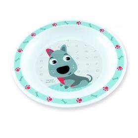 E-shop CANPOL BABIES Plastový tanierik CUTE ANIMALS - psík