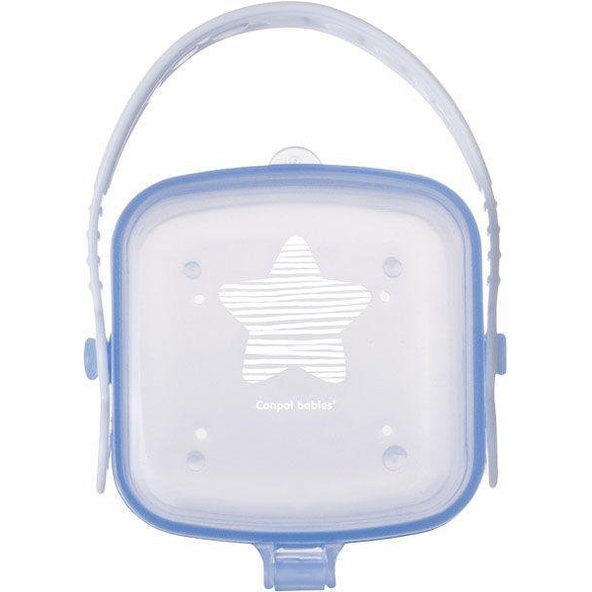 CANPOL BABIES Puzdro na cumlík Pastels - modrá