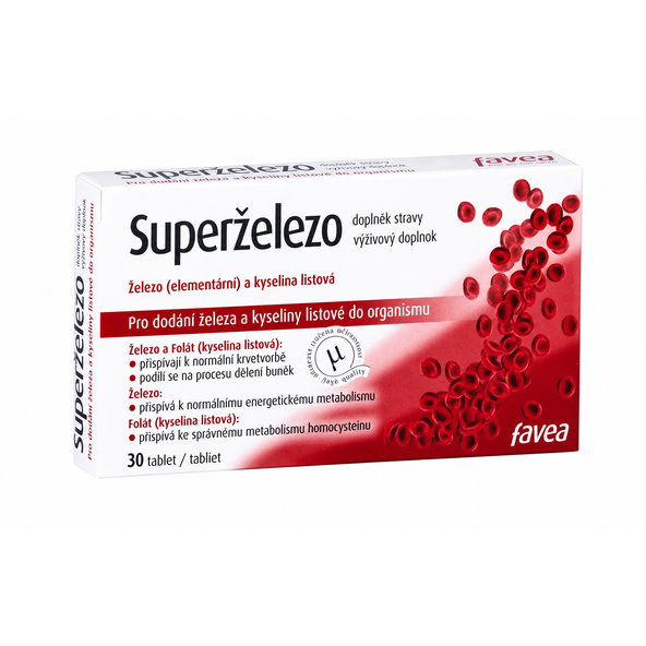 favea Superželezo 30 tabliet