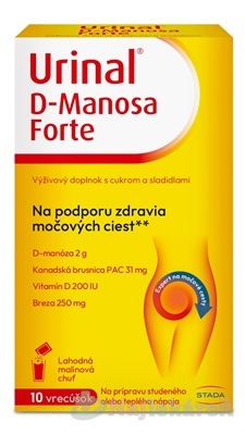 Urinal D-manosa Forte malina 10 vrecúšok kúpite na Najlekaren.eu