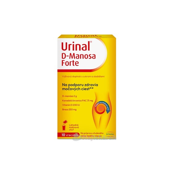 Urinal D-manosa Forte malina 10 vrecúšok