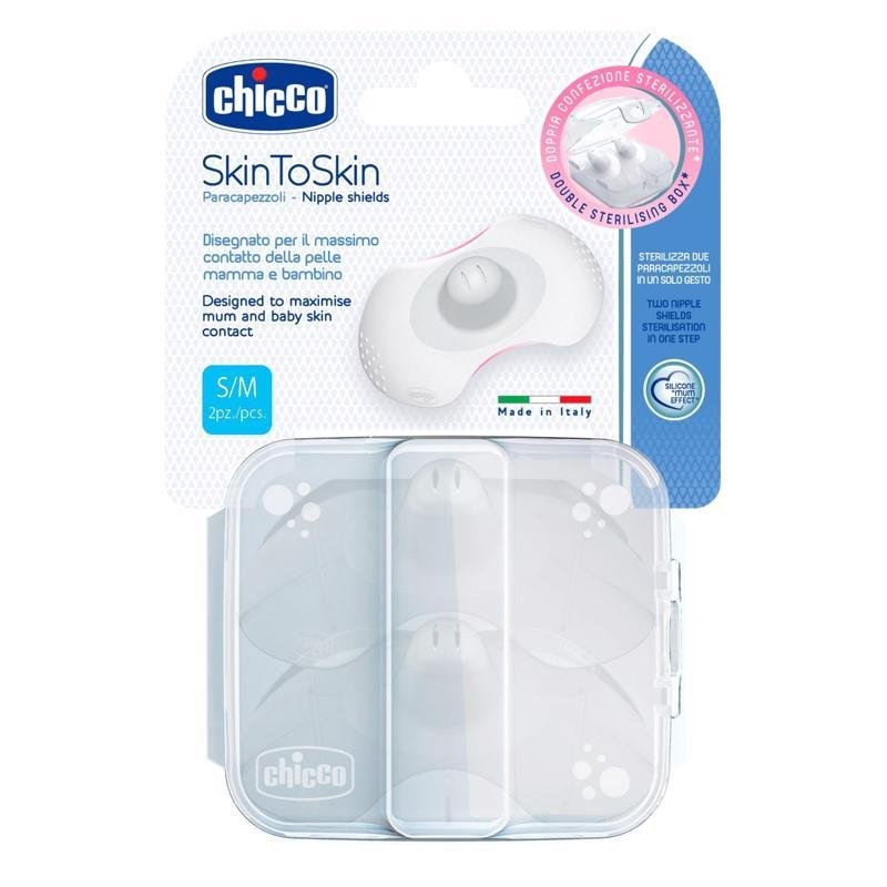 E-shop Chránič bradavky SkinToSkin silikón 2 ks, S/M