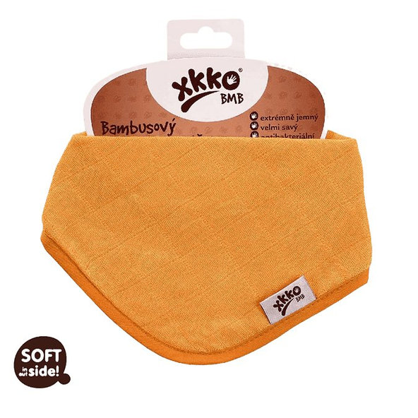 KIKKO Slintáčik/šatka bambusová Colours (1 ks) – orange