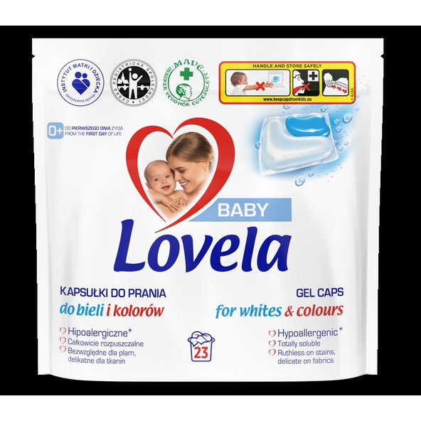 LOVELA Baby gélové kapsuly na pranie 23 ks