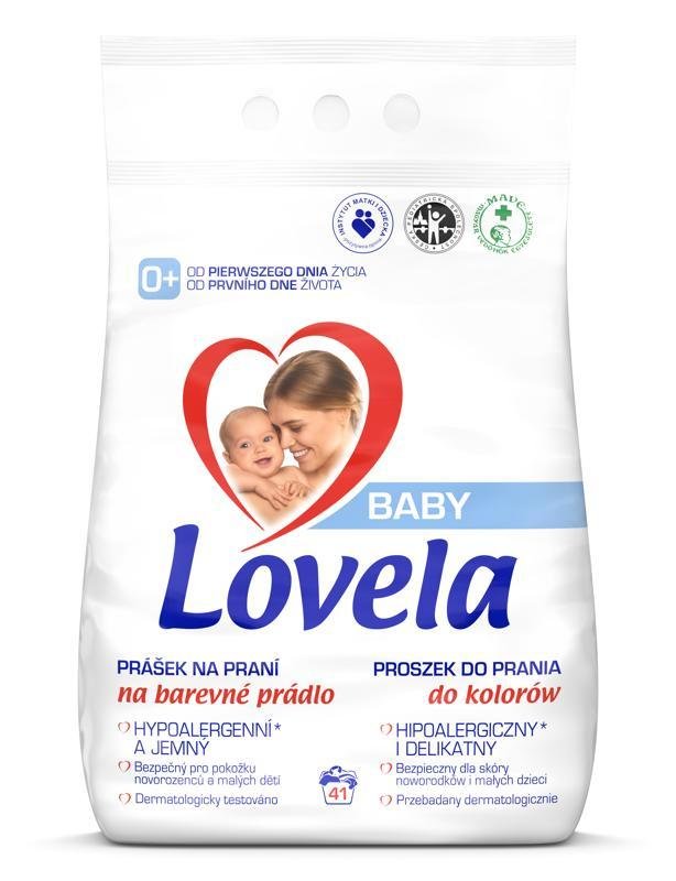 E-shop LOVELA Baby prášok na pranie na farebnú bielizeň 4,1 kg / 41 pracích dávok