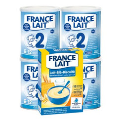 France Lait 2 4x400g + FL kaša pšen. sušienk. 250g