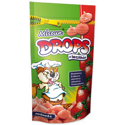Pochúťka Dafiko Mlsoun jahodové dropsy 75g