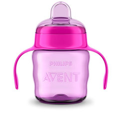 Philips AVENT Hrnček pre prvé dúšky Klasik 200 ml s držadlami dievča