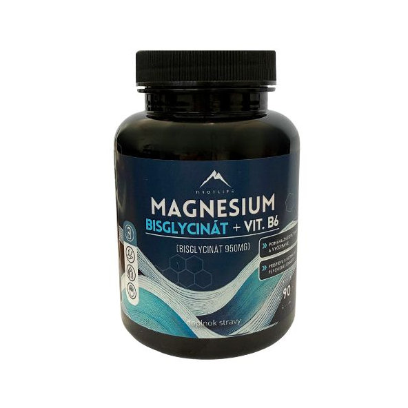 Hrotlife Magnézium bisglycinát + vitamín B6 90 kapsúl