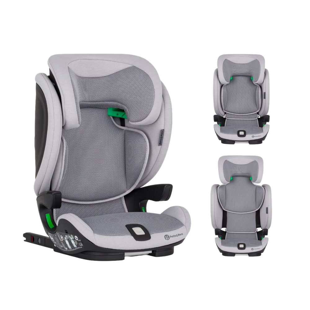 PETITE&MARS Elite Fix Pro i-Size Air Gentle Grey 100-150 cm