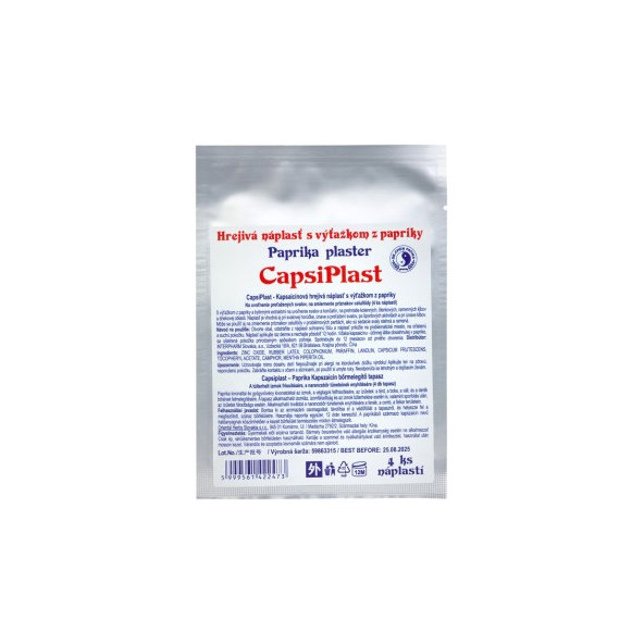 CapsiPlast kapsaicínová hrejivá náplasť 4ks