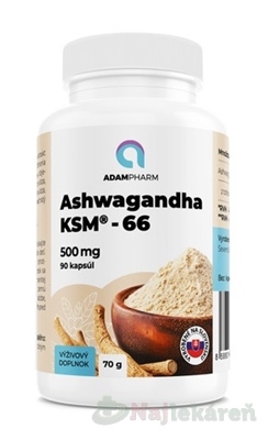 ADAMPharm Ashwagandha KSM-66 500 mg 90 kapsúl