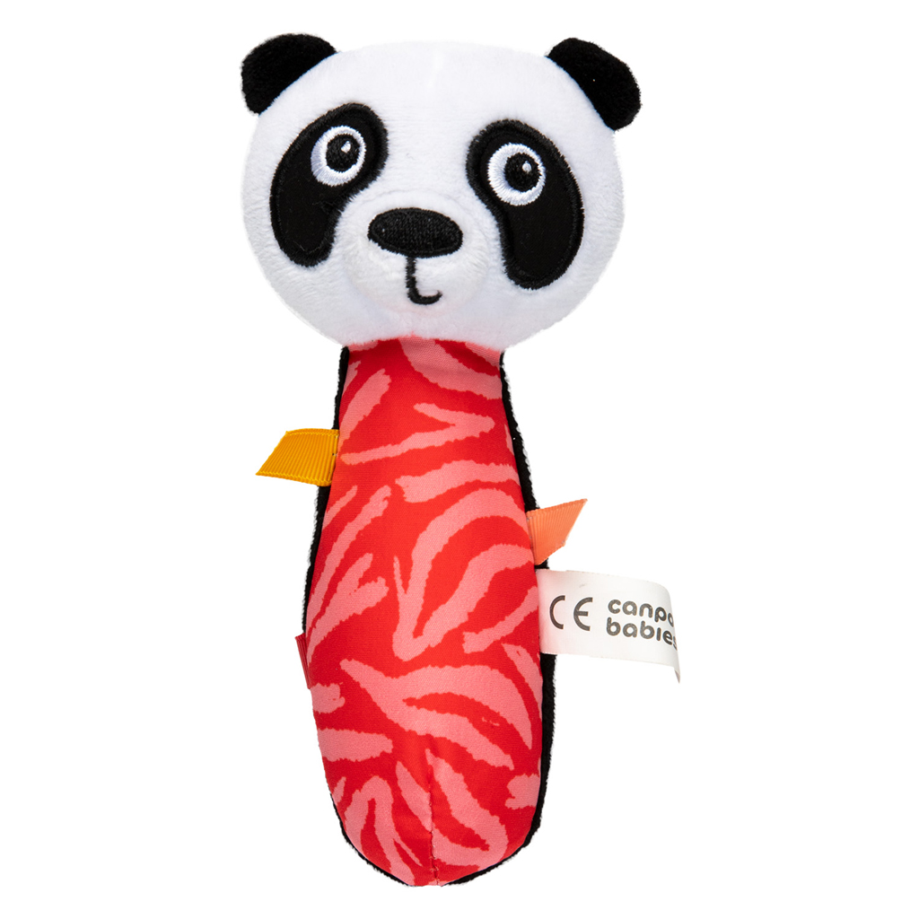 CANPOL BABIES Hračka senzorická pískacia BabiesBoo panda 1ks