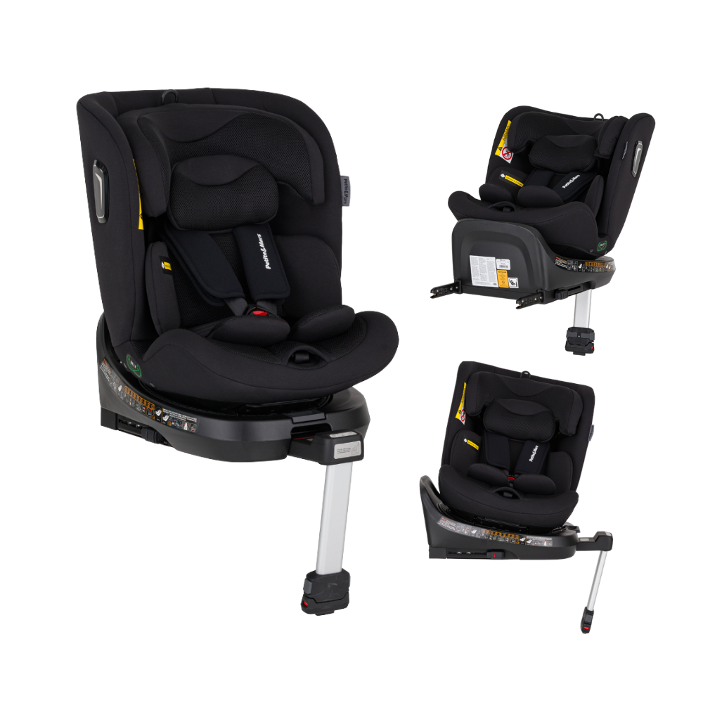 PETITE&MARS Twistguard Pro i-Size Air Coal Black 40-150 cm