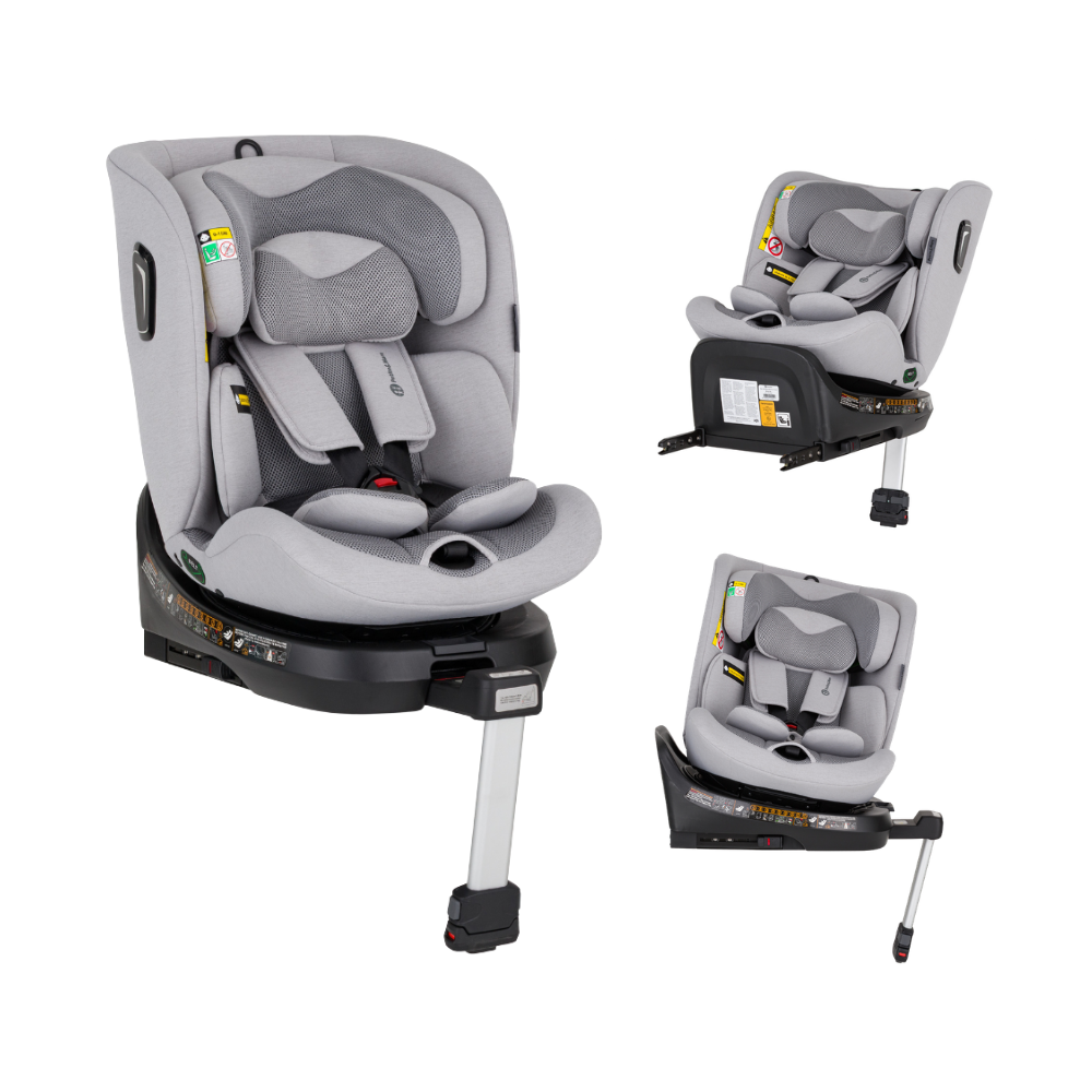 PETITE&MARS Twistguard Pro i-Size Air Gentle Grey 40-150 cm
