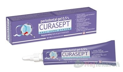 E-shop CURASEPT Regenerating 0,5% parodontálny gél, 30ml
