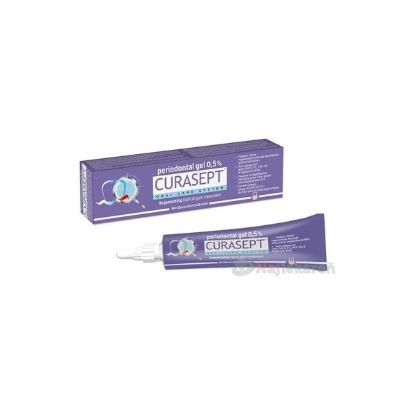 CURASEPT Regenerating 0,5% parodontálny gél, 30ml