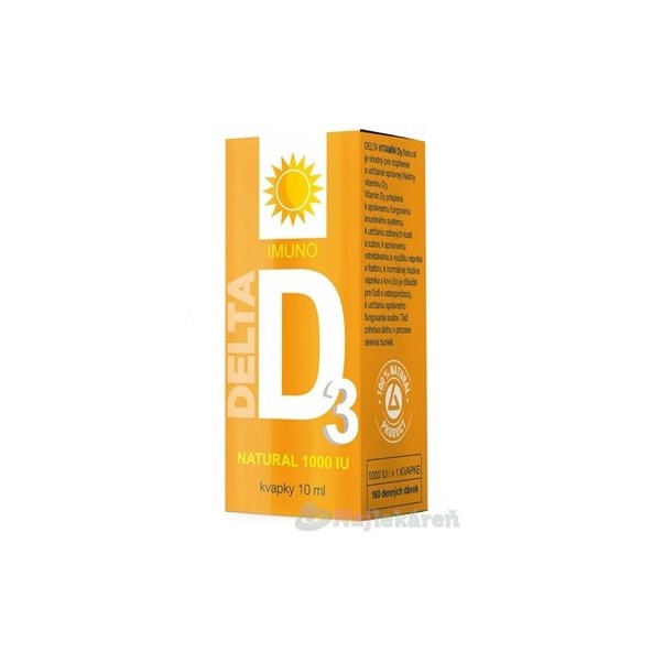 DELTA VITAMÍN D3 Natural 1000 IU
