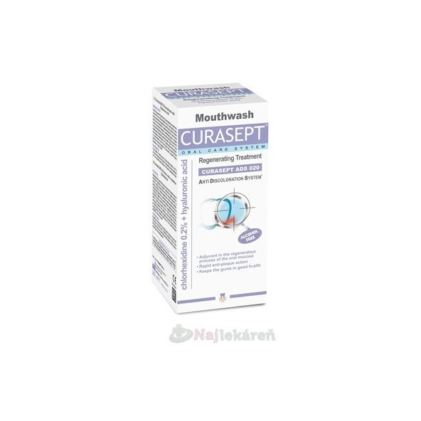 CURASEPT ADS 020 Regenerating ústna voda