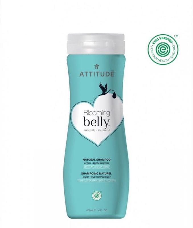 E-shop ATTITUDE Prírodný šampón Blooming Belly nielen pre tehotné s arganom 473 ml