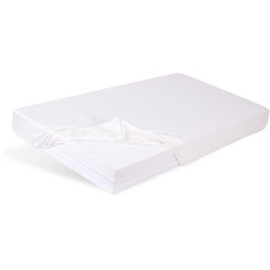 BABYMATEX Plachta ochranná s gumičkou Bamboo Biela 60x120 cm