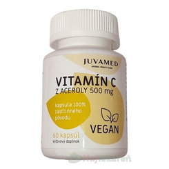 JUVAMED Vitamín C z Aceroly 500 mg 60 kapsúl