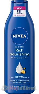 NIVEA Výživné telové mlieko suchá pokožka Rich Nourishing 400 ml