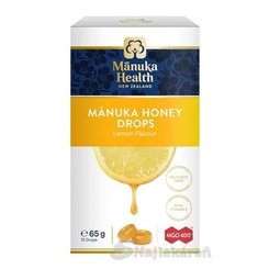 Manuka Health MANUKA HONEY DROPS cmúľacie pastilky citrón 15 ks