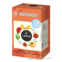 LEROS ICE TEA Broskyňa ovocný čaj nálevové vrecká 20x2,2 g