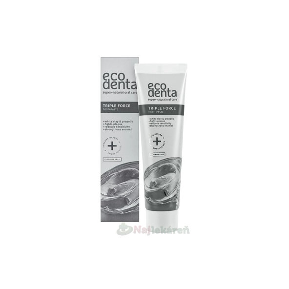 EcoDenta Triple Force zubná pasta 100 ml