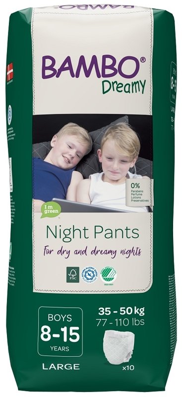 E-shop BAMBO Dreamy Night Nohavičky plienkové jednorázové Pants Boy 8-15 rokov, 10 ks, pre 35-50 kg