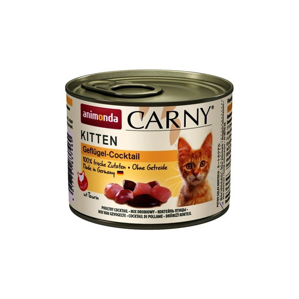 Animonda Carny Kitten konzerva hydinový koktail 200 g