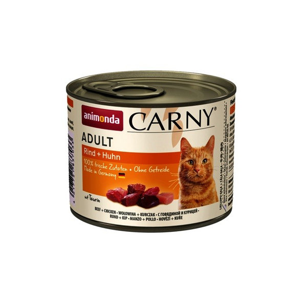 Konzerva Animonda Carny Adult hovädzie a kura 200g