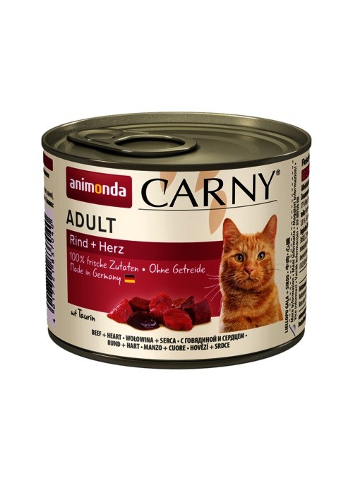 Animonda Carny Adult konzerva hovädzie a srdcia 200 g